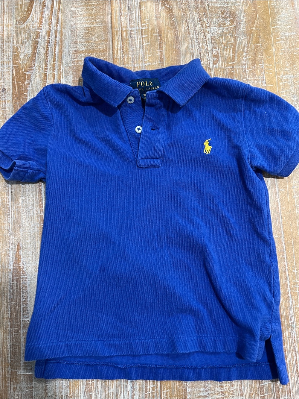 Polo by Ralph Lauren Royal Blue Boys' Polo with Yellow Pony